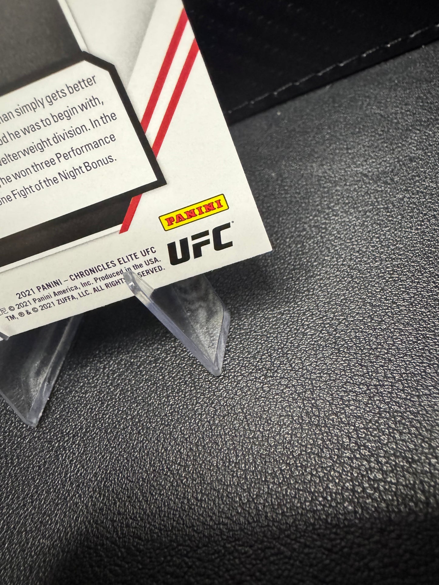 2021 Panini Chronicles Elite Pink #144 Kamaru Usman