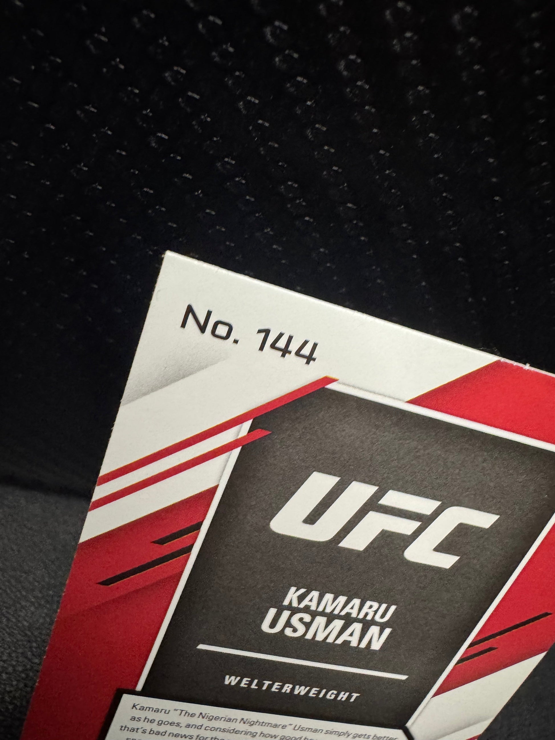 2021 Panini Chronicles Elite Pink #144 Kamaru Usman