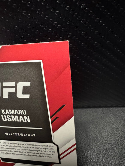 2021 Panini Chronicles Elite Pink #144 Kamaru Usman