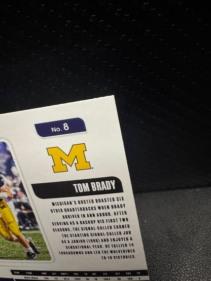 2021 Panini Contenders Draft Picks 8 Tom Brady Michigan Wolverines - 787 Hobby House