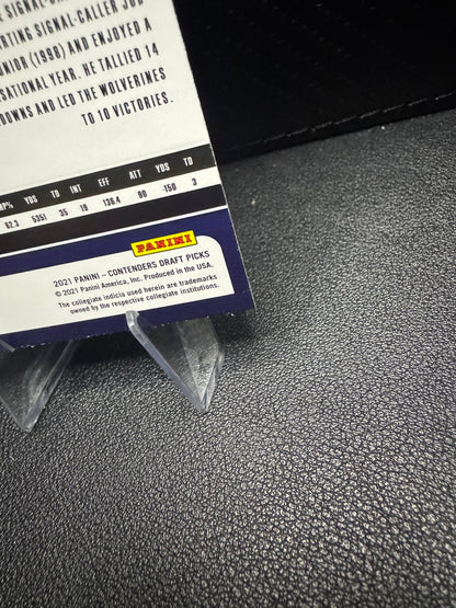 2021 Panini Contenders Draft Picks 8 Tom Brady Michigan Wolverines - 787 Hobby House