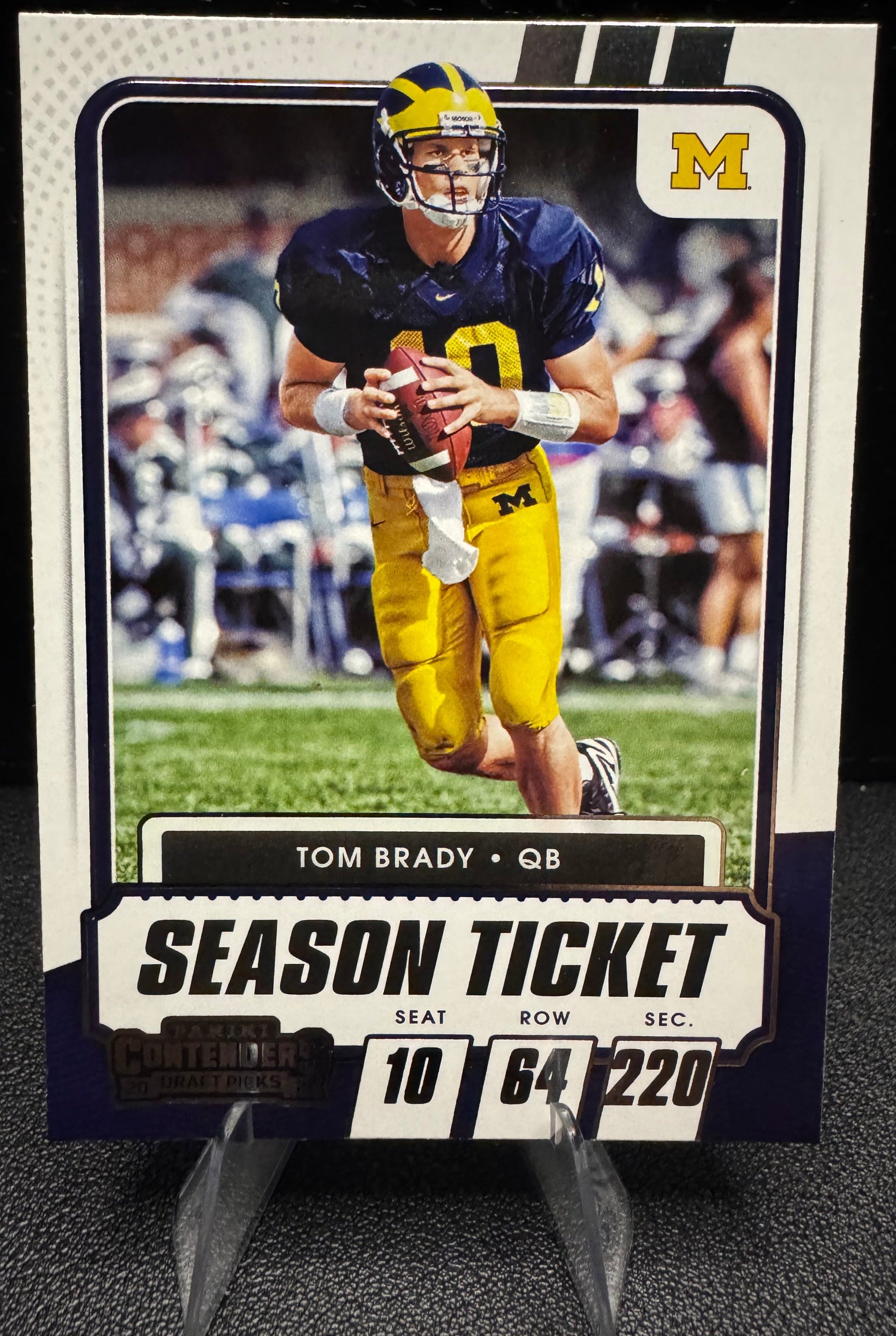 2021 Panini Contenders Draft Picks 8 Tom Brady Michigan Wolverines - 787 Hobby House