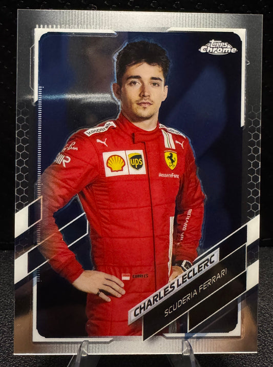 2021 Topps Chrome Formula 1 11 Charles Leclerc Scuderia Ferrari - 787 Hobby House