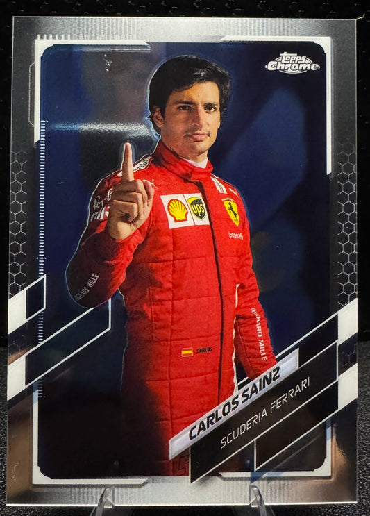 2021 Topps Chrome Formula 1 12 Carlos Sainz Scuderia Ferrari - 787 Hobby House