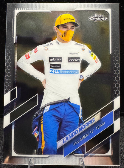 2021 Topps Chrome Formula 1 52 Lando Norris McLaren - 787 Hobby House