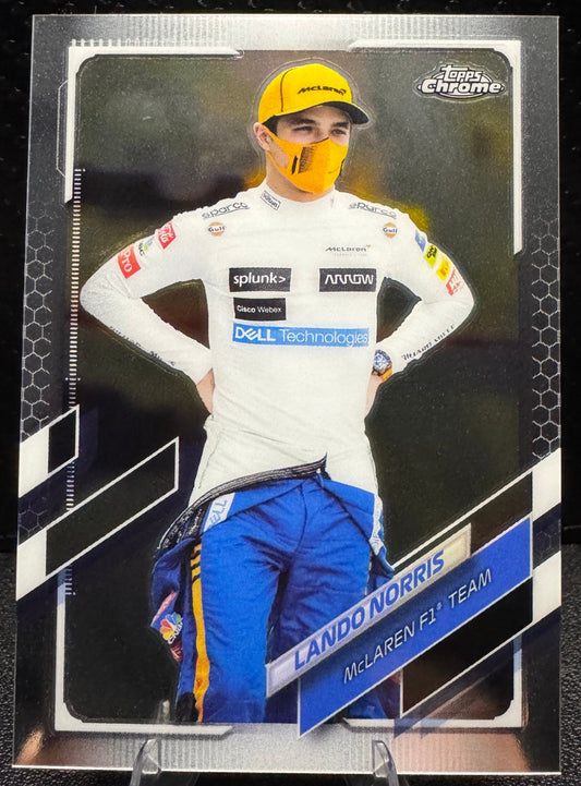 2021 Topps Chrome Formula 1 52 Lando Norris McLaren - 787 Hobby House