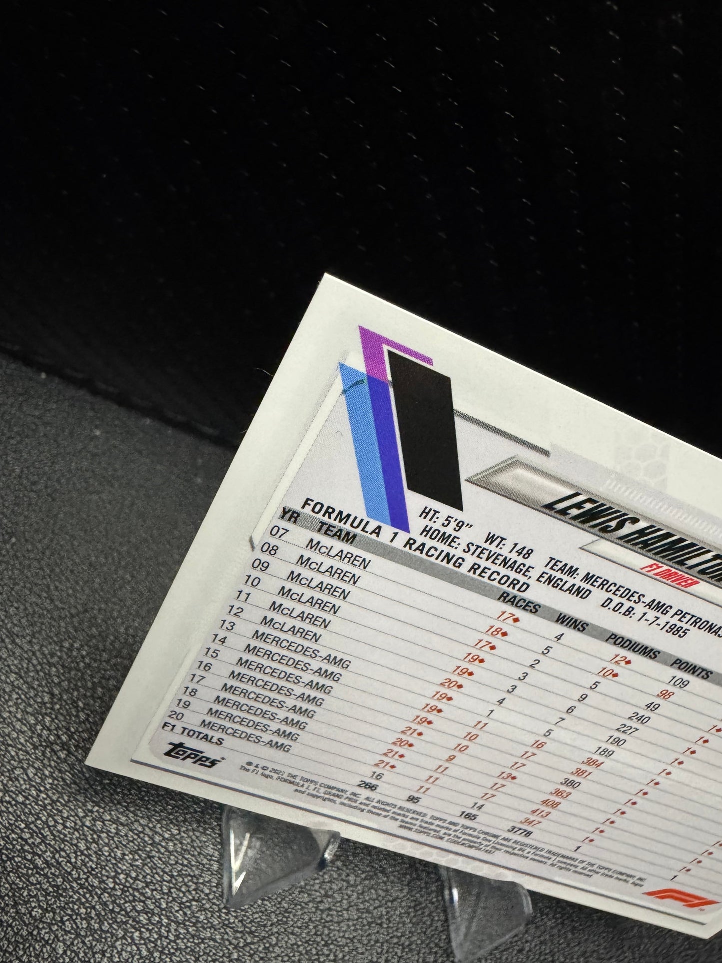 2021 Topps Chrome Formula 1 56 Lewis Hamilton Mercedes AMG - 787 Hobby House