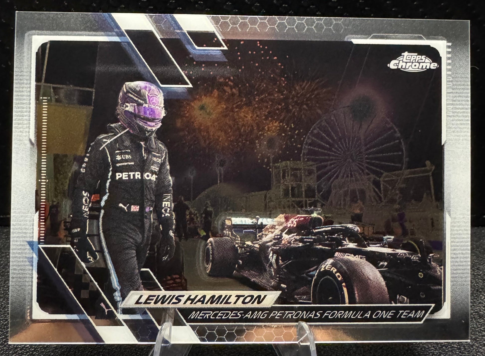 2021 Topps Chrome Formula 1 56 Lewis Hamilton Mercedes AMG - 787 Hobby House