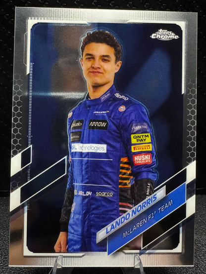2021 Topps Chrome Formula 1 6 Lando Norris McLaren - 787 Hobby House