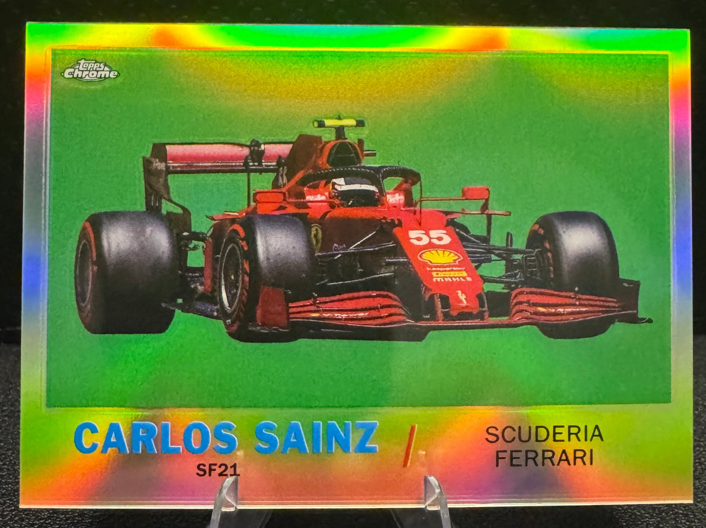 2021 Topps Chrome Formula 1 '61 Topps Sports Cars T61CS Carlos Sainz - 787 Hobby House