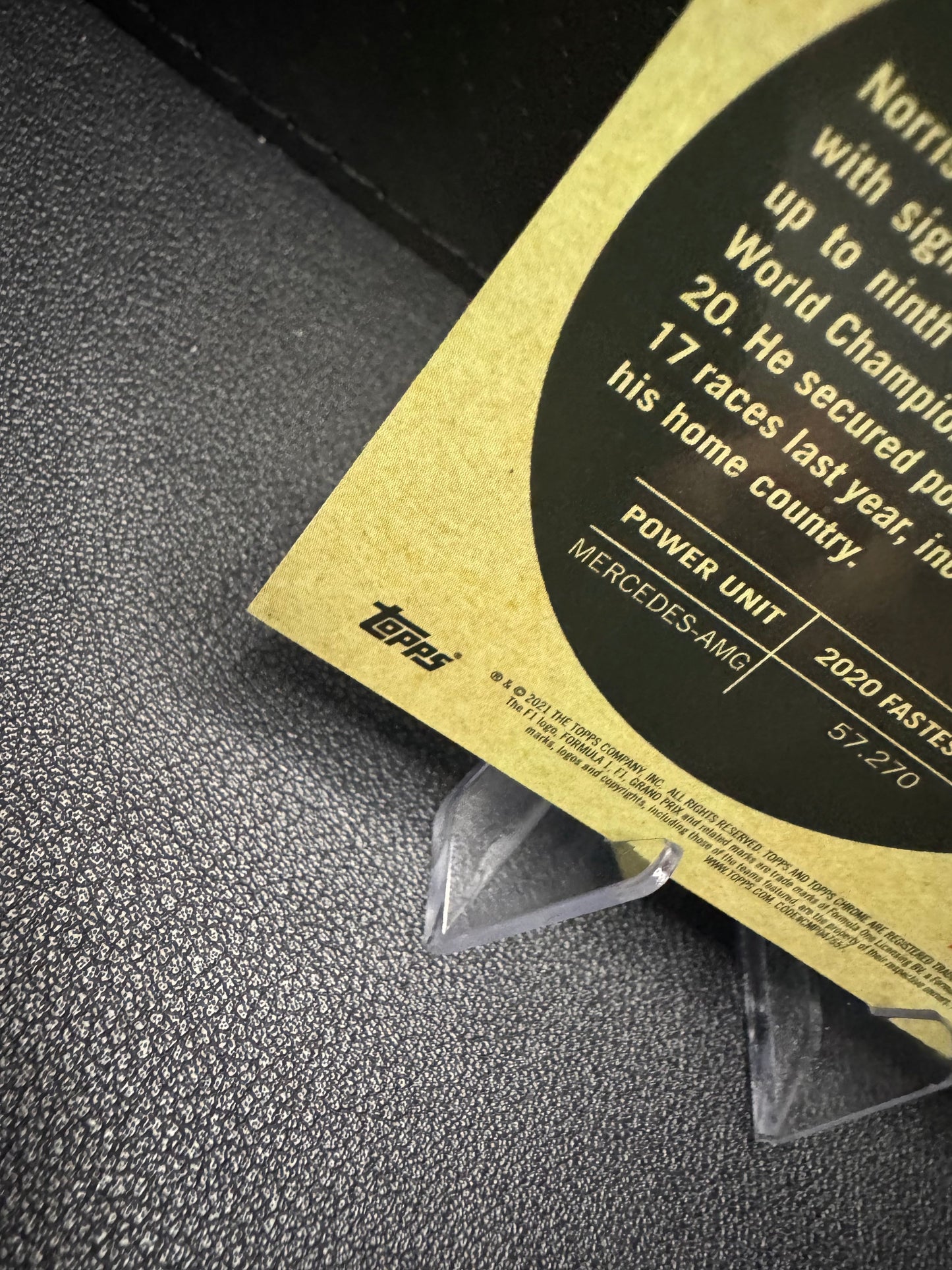 2021 Topps Chrome Formula 1 '61 Topps Sports Cars T61LN Lando Norris - 787 Hobby House