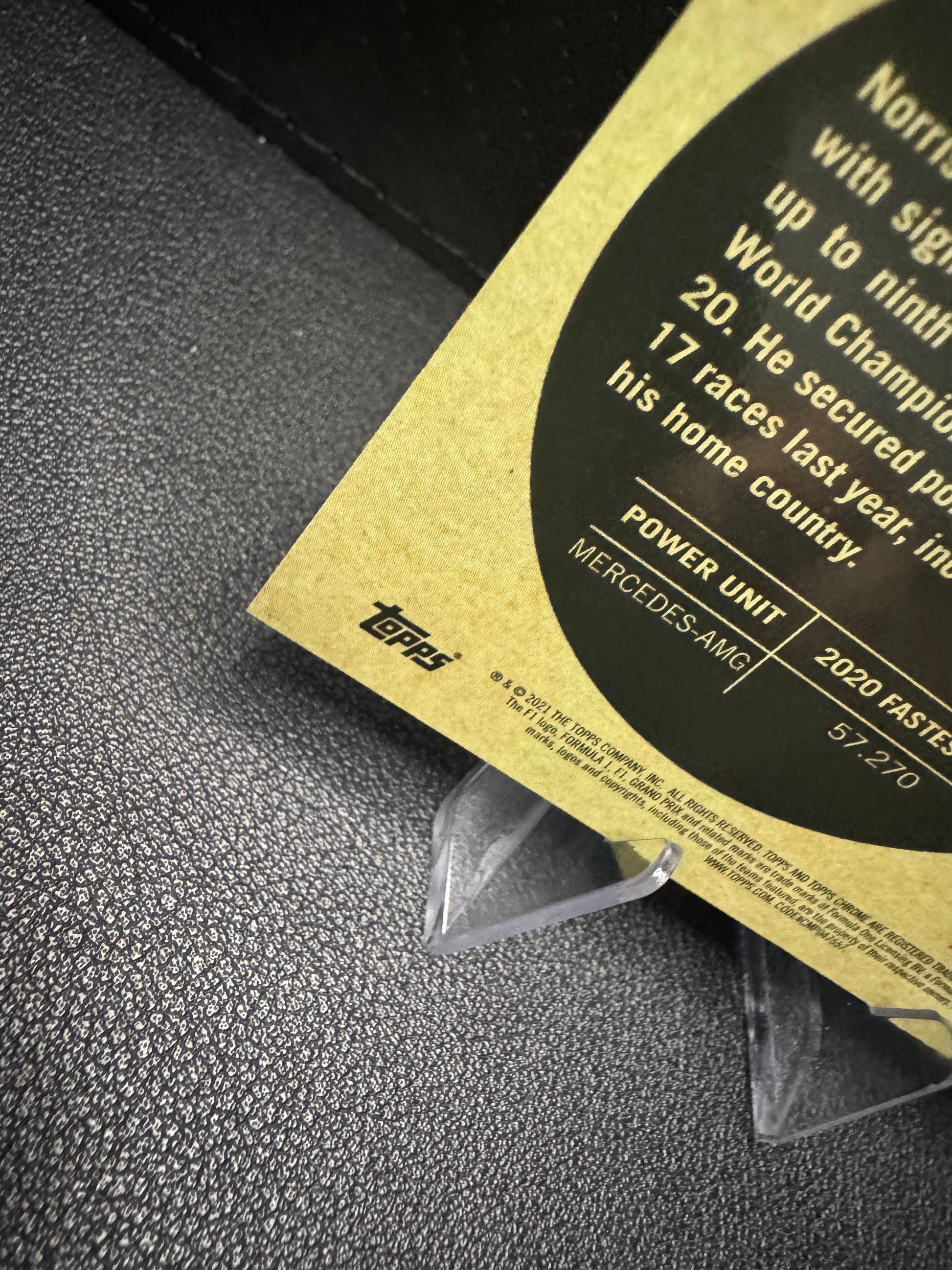 2021 Topps Chrome Formula 1 '61 Topps Sports Cars T61LN Lando Norris - 787 Hobby House