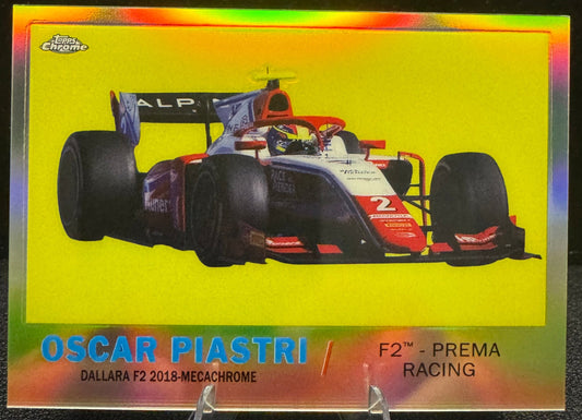 2021 Topps Chrome Formula 1 '61 Topps Sports Cars T61OP Oscar Piastri RC - 787 Hobby House