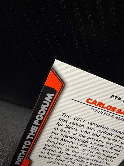 2021 Topps Chrome Formula 1 Path to the Podium PTPCS Carlos Sainz - 787 Hobby House