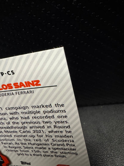 2021 Topps Chrome Formula 1 Path to the Podium PTPCS Carlos Sainz - 787 Hobby House