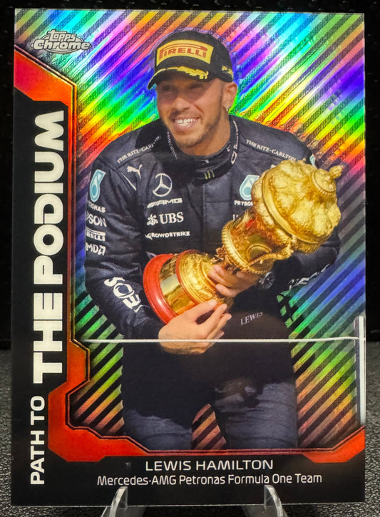 2021 Topps Chrome Formula 1 Path to the Podium PTPLH Lewis Hamilton - 787 Hobby House