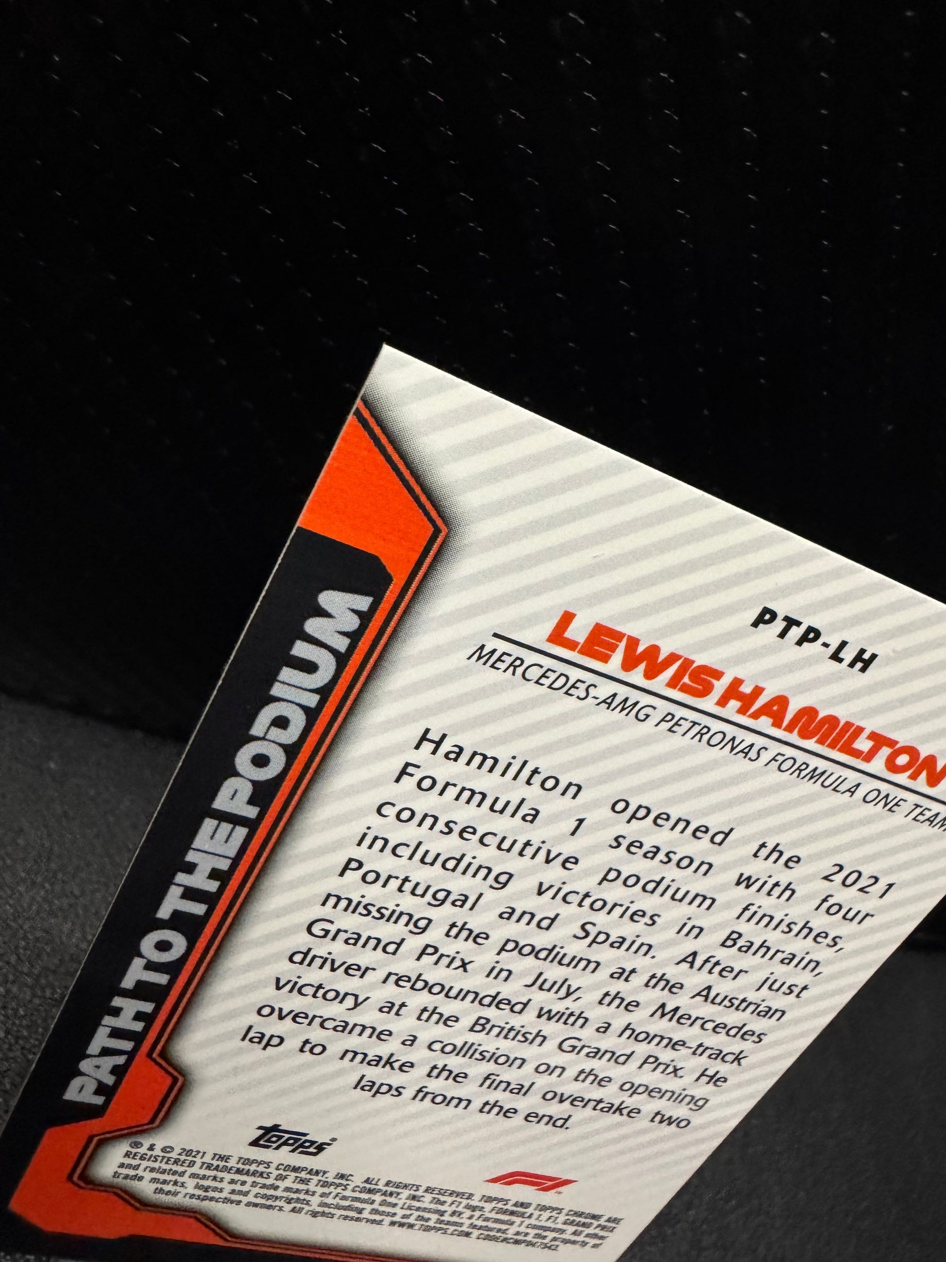 2021 Topps Chrome Formula 1 Path to the Podium PTPLH Lewis Hamilton - 787 Hobby House