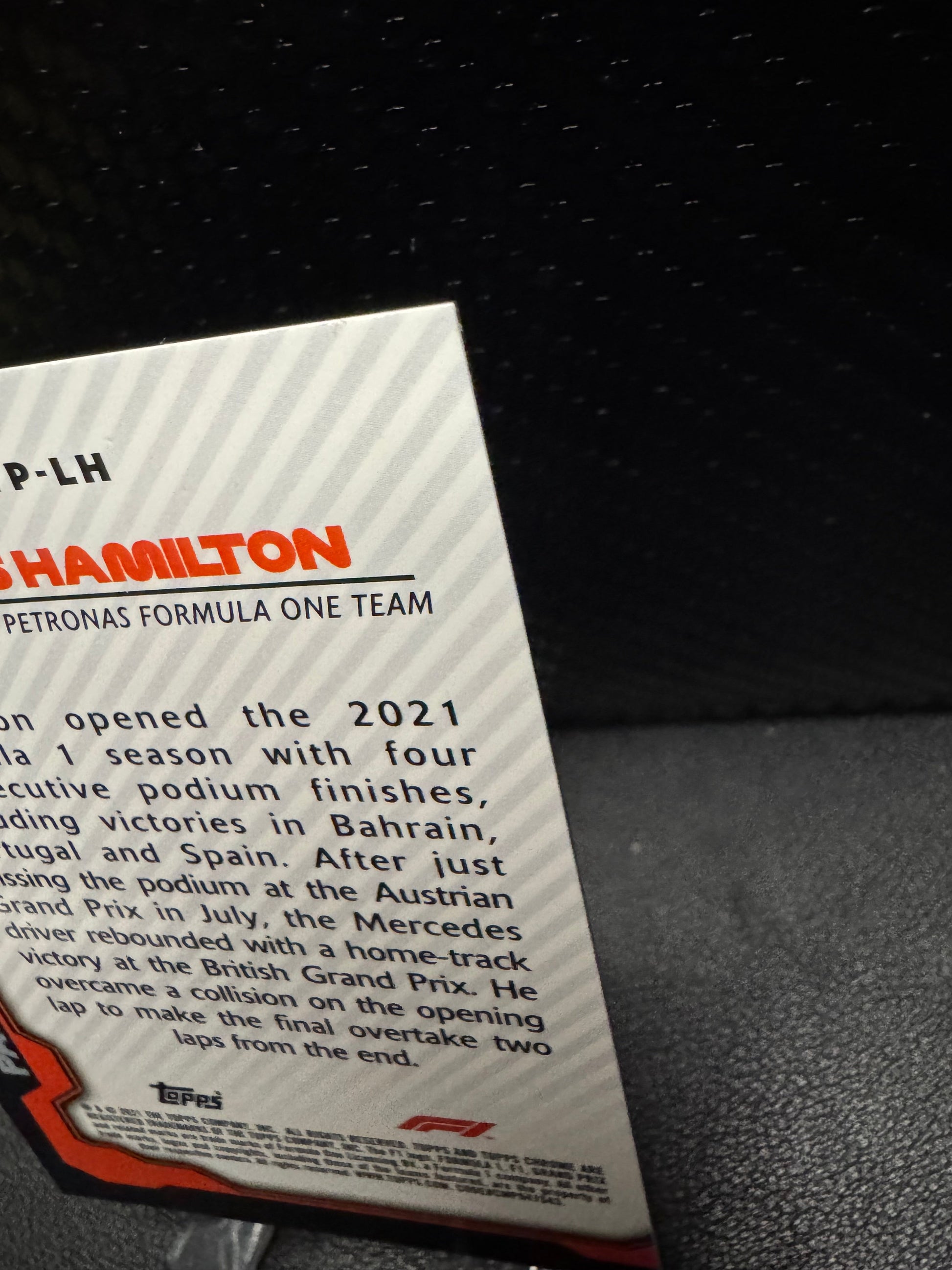 2021 Topps Chrome Formula 1 Path to the Podium PTPLH Lewis Hamilton - 787 Hobby House