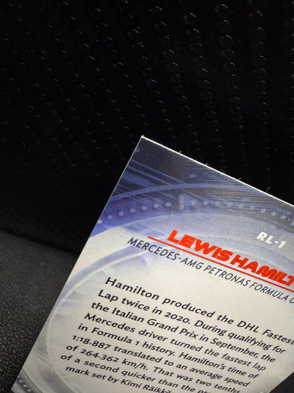 2021 Topps Chrome Formula 1 Red Liners RL1 Lewis Hamilton - 787 Hobby House