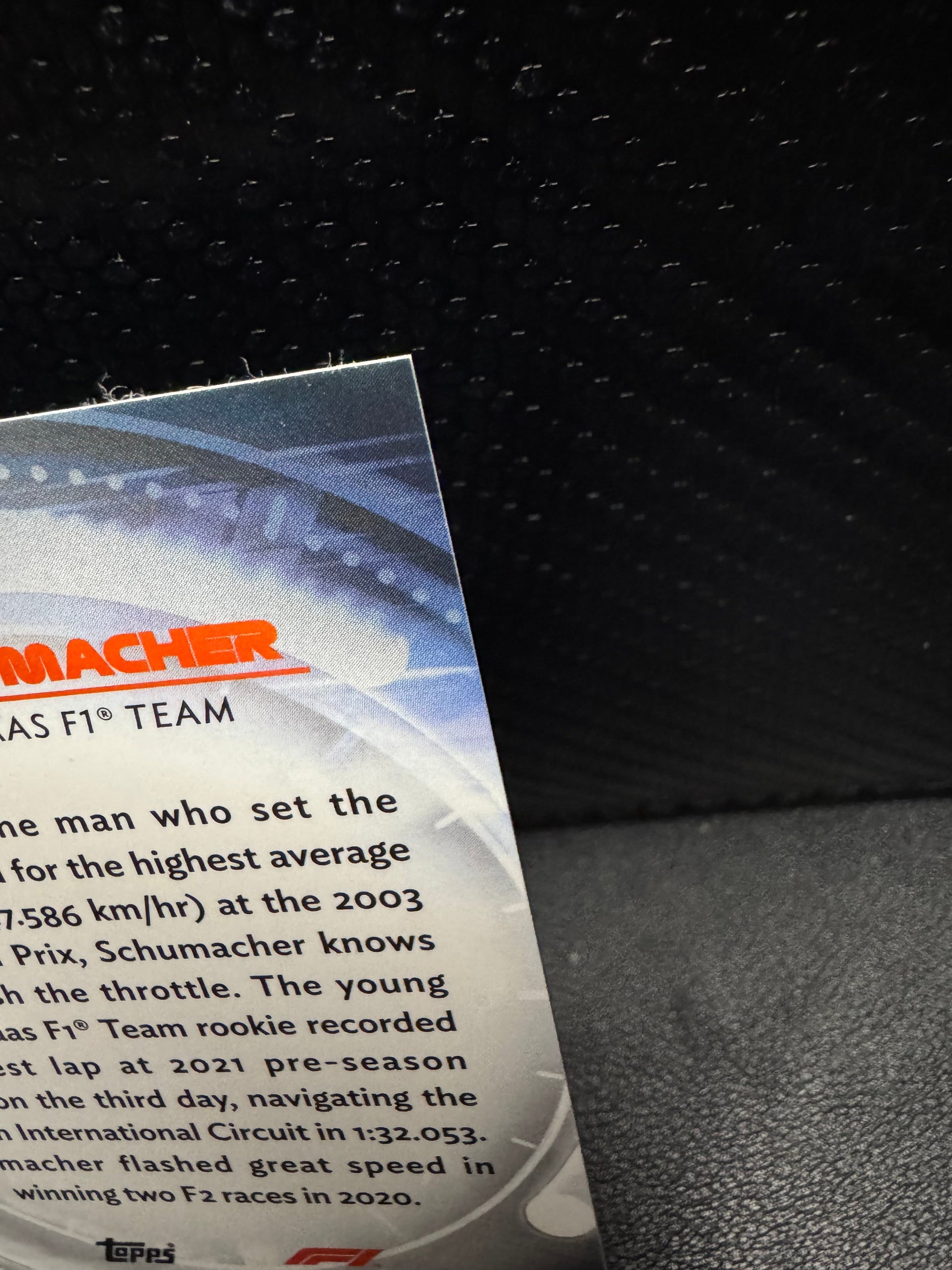 2021 Topps Chrome Formula 1 Red Liners RL10 Mick Schumacher RC - 787 Hobby House