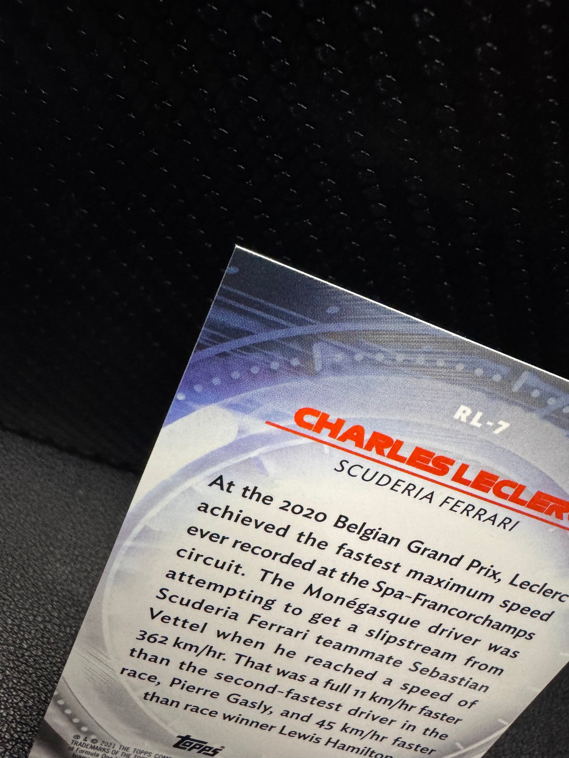 2021 Topps Chrome Formula 1 Red Liners RL7 Charles Leclerc - 787 Hobby House