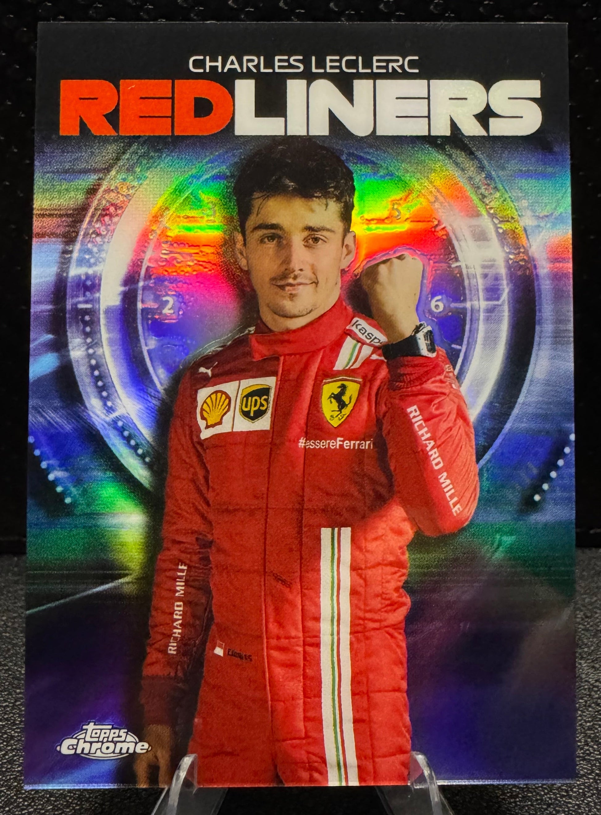 2021 Topps Chrome Formula 1 Red Liners RL7 Charles Leclerc - 787 Hobby House