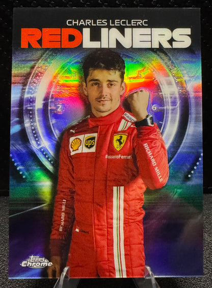 2021 Topps Chrome Formula 1 Red Liners RL7 Charles Leclerc - 787 Hobby House