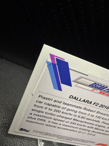 2021 Topps Chrome Formula 1 Refractors 117 Oscar Piastri/F2 Cars - 787 Hobby House