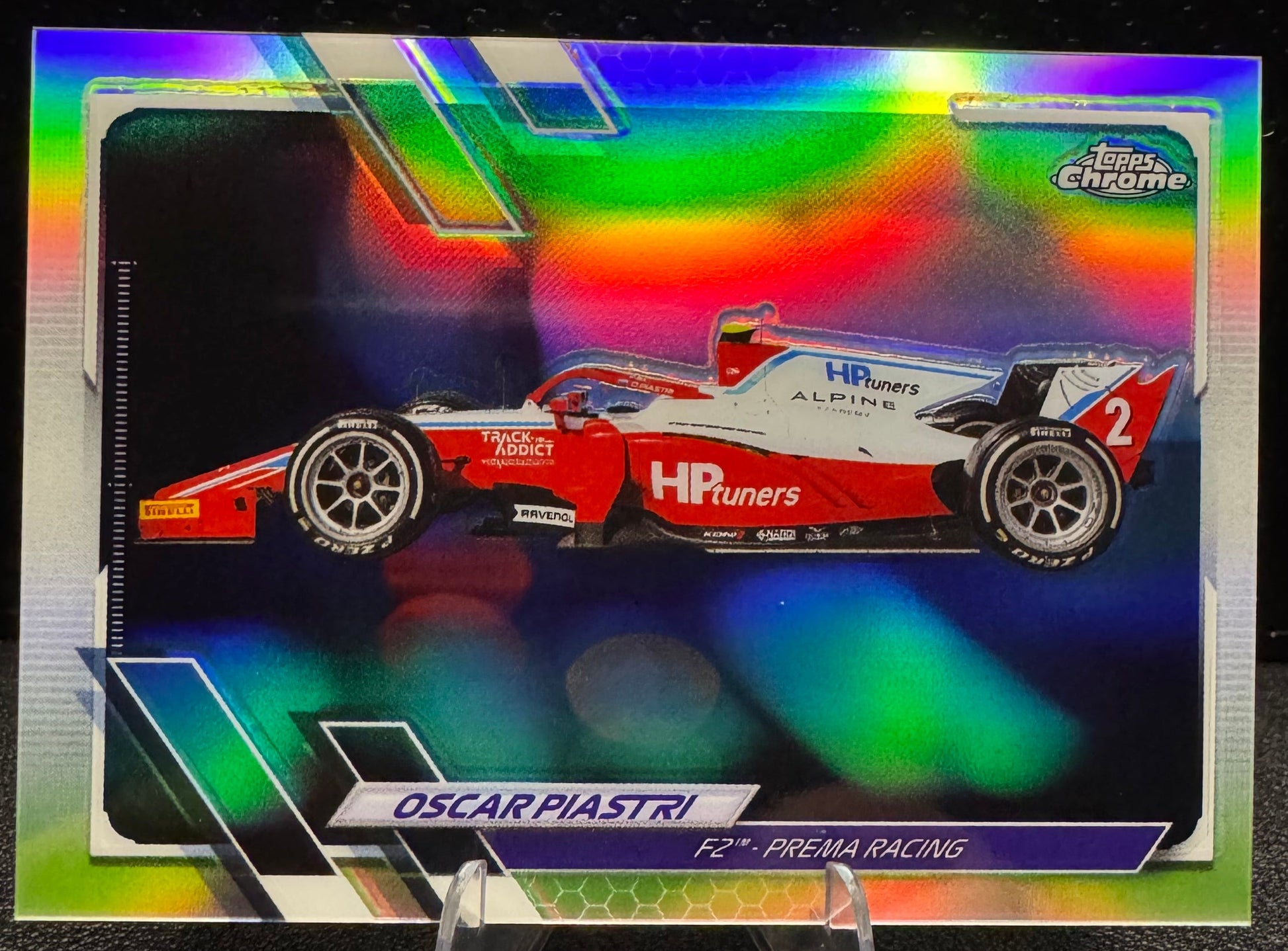 2021 Topps Chrome Formula 1 Refractors 117 Oscar Piastri/F2 Cars - 787 Hobby House