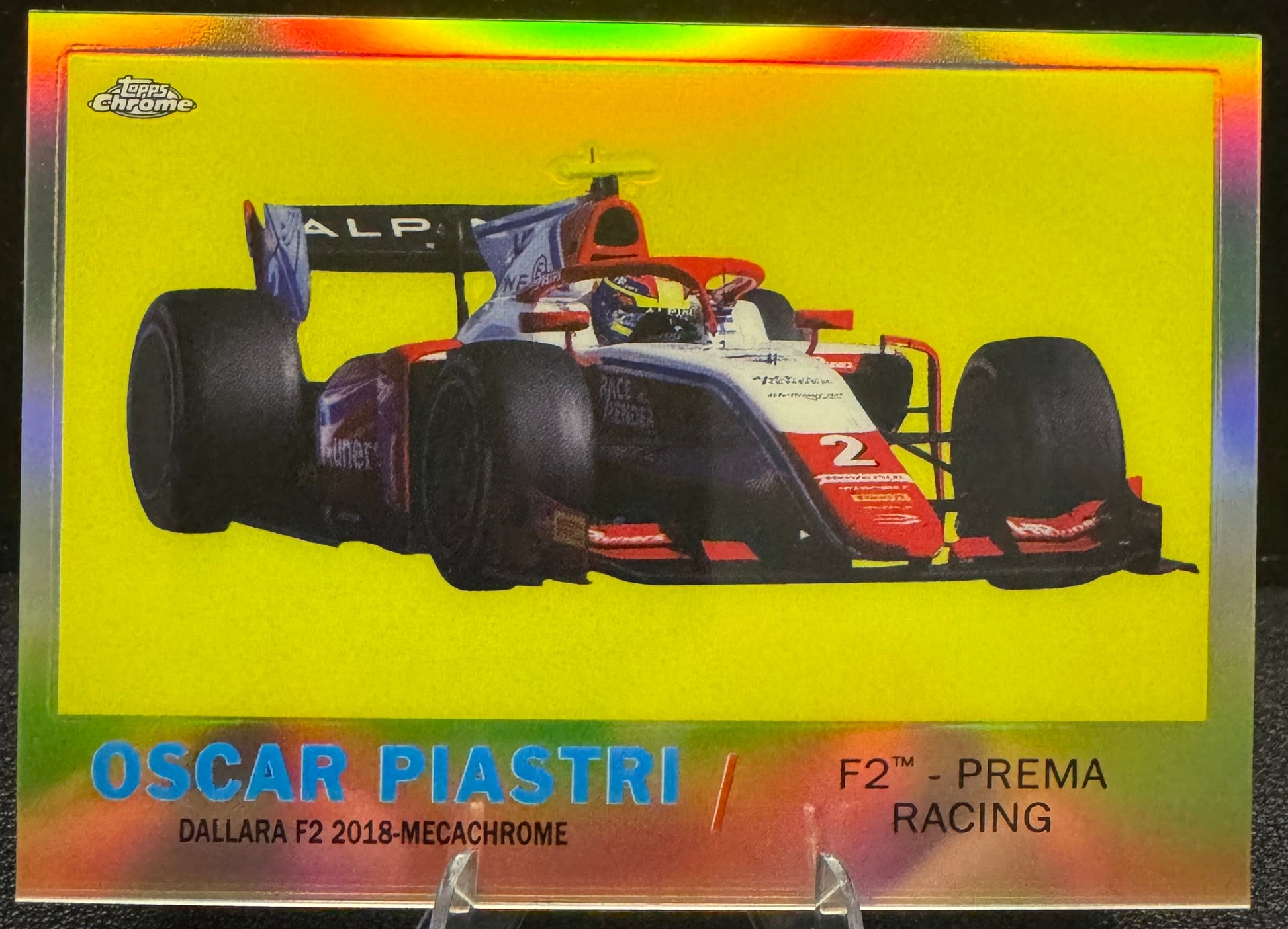 2021 Topps Chrome Formula 1 '61 Topps Sports Cars #T61OP Oscar Piastri