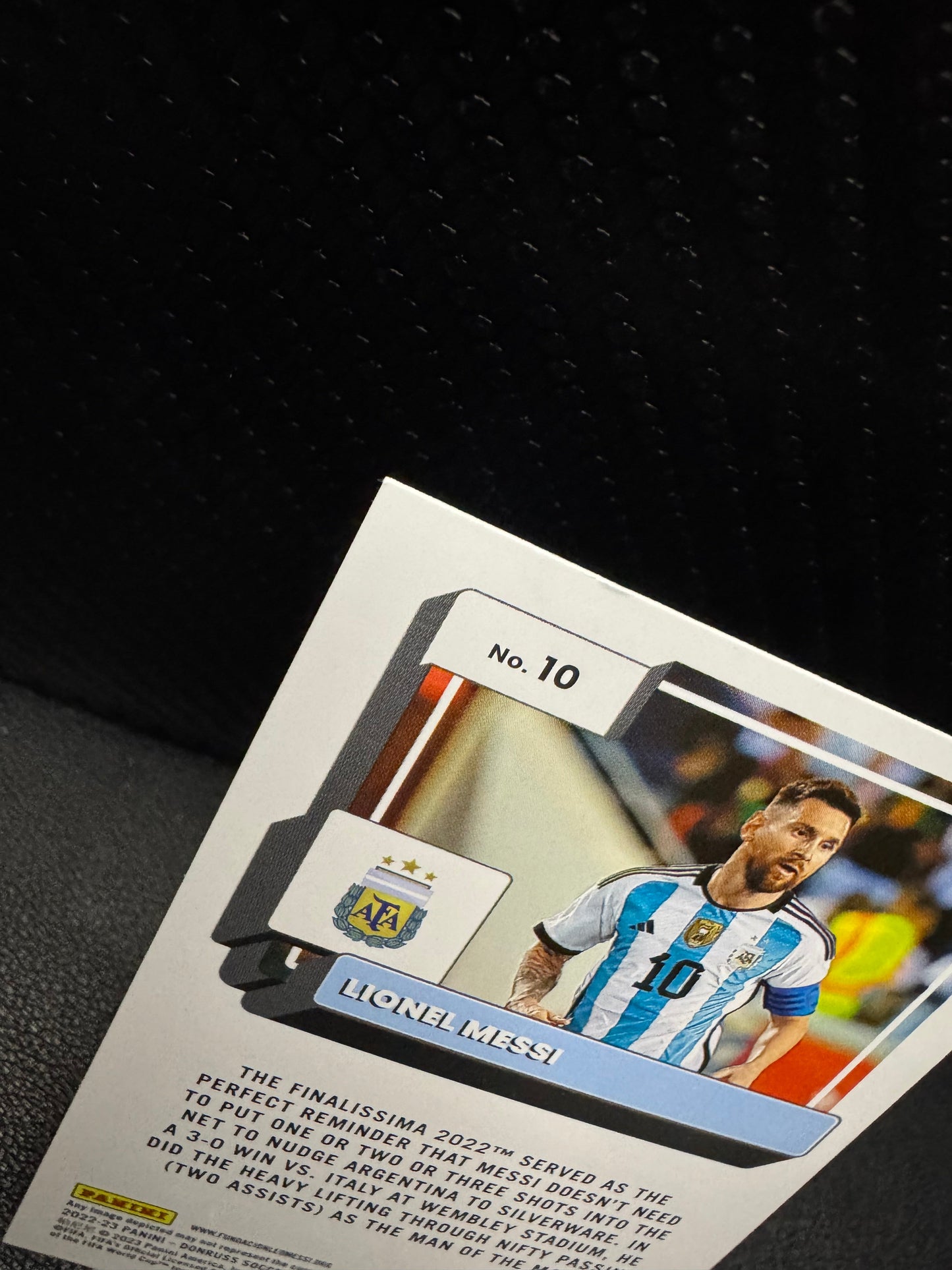 2022 - 23 Donruss 10 Lionel Messi Argentina - 787 Hobby House