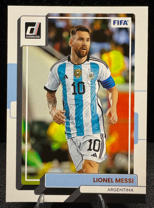 2022 - 23 Donruss 10 Lionel Messi Argentina - 787 Hobby House