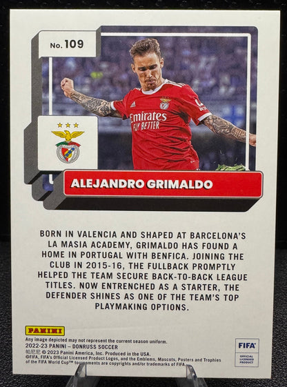2022 - 23 Donruss Red 109 Alejandro Grimaldo 17/99 - 787 Hobby House