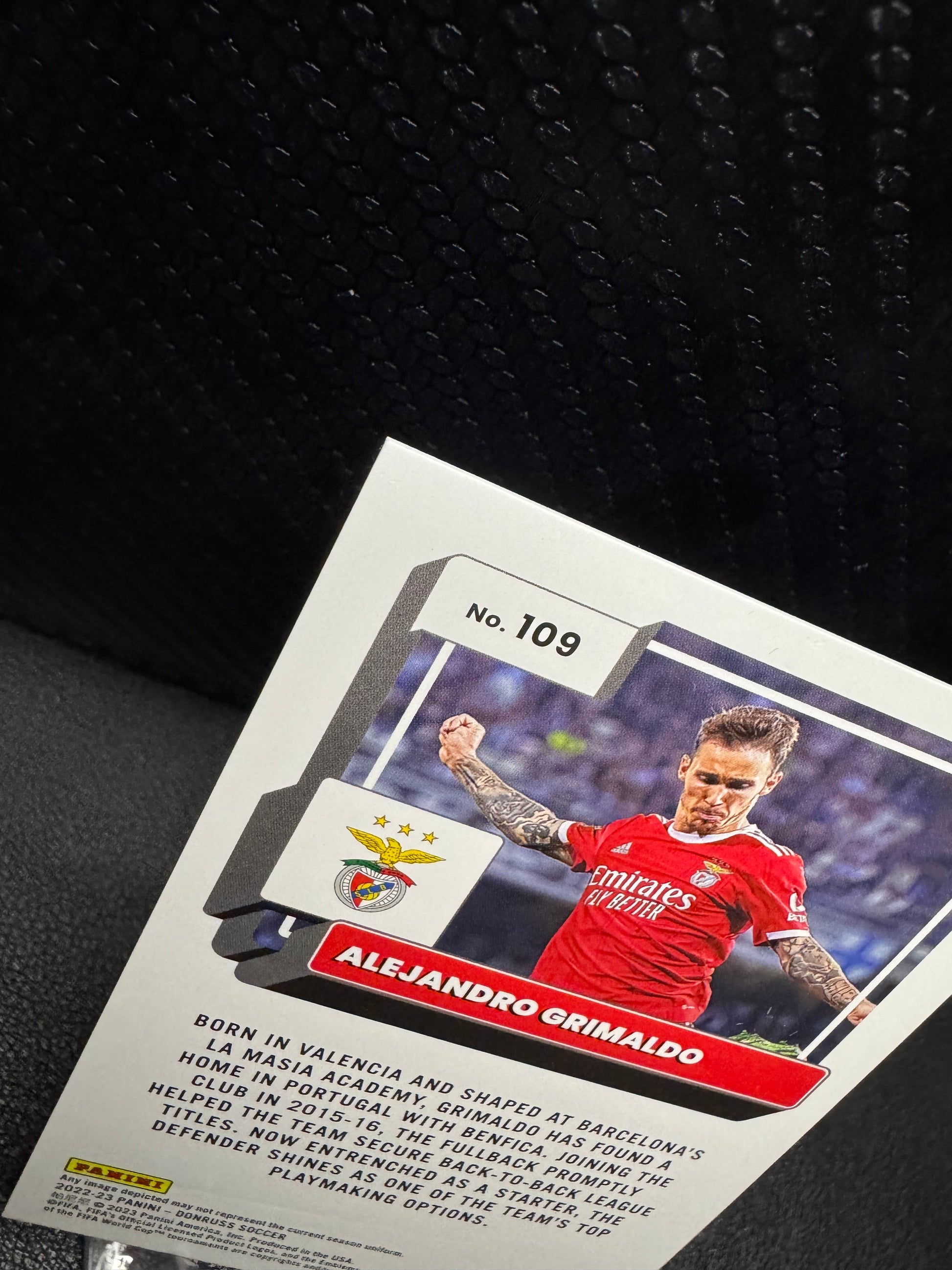 2022 - 23 Donruss Red 109 Alejandro Grimaldo 17/99 - 787 Hobby House