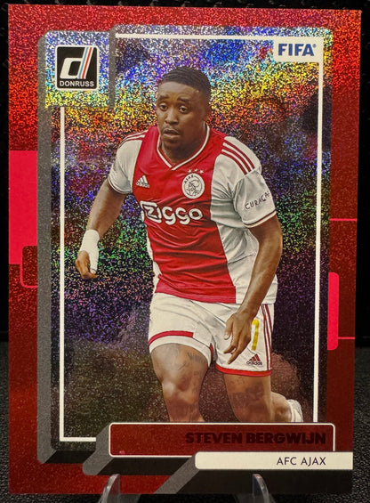 2022 - 23 Donruss Red 142 Steven Bergwijn 44/99 - 787 Hobby House
