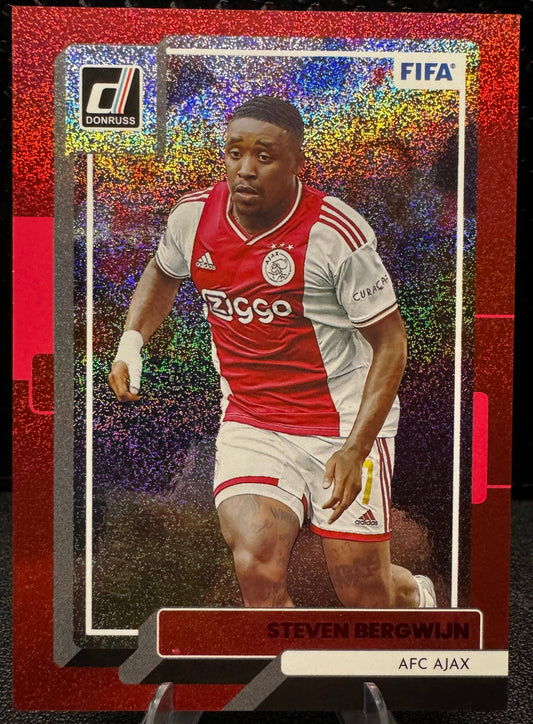 2022 - 23 Donruss Red 142 Steven Bergwijn 44/99 - 787 Hobby House