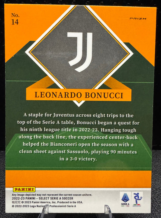 2022 - 23 Select Serie A Select Stars 14 Leonardo Bonucci Juventus - 787 Hobby House