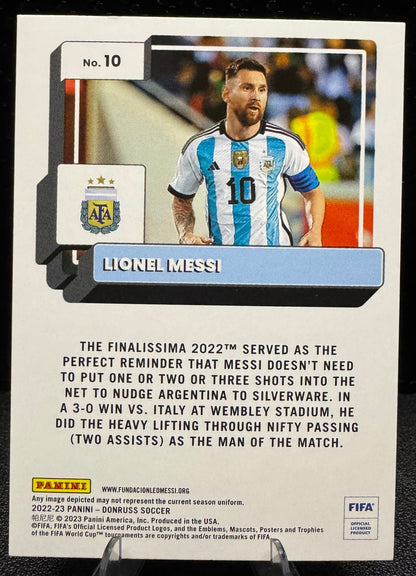 2022-23 Donruss #10 Lionel Messi Argentina