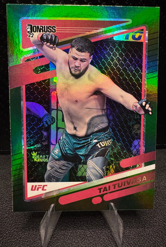 2022 Donruss UFC Green Flood 200 Tai Tuivasa - 787 Hobby House