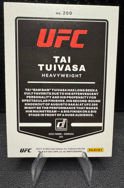 2022 Donruss UFC Green Flood 200 Tai Tuivasa - 787 Hobby House