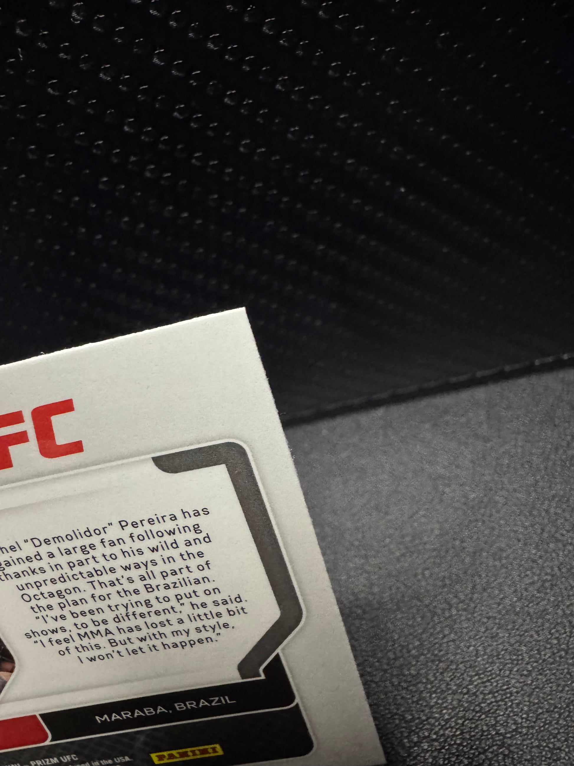2022 Panini Prizm UFC #18 Michel Pereira MMA