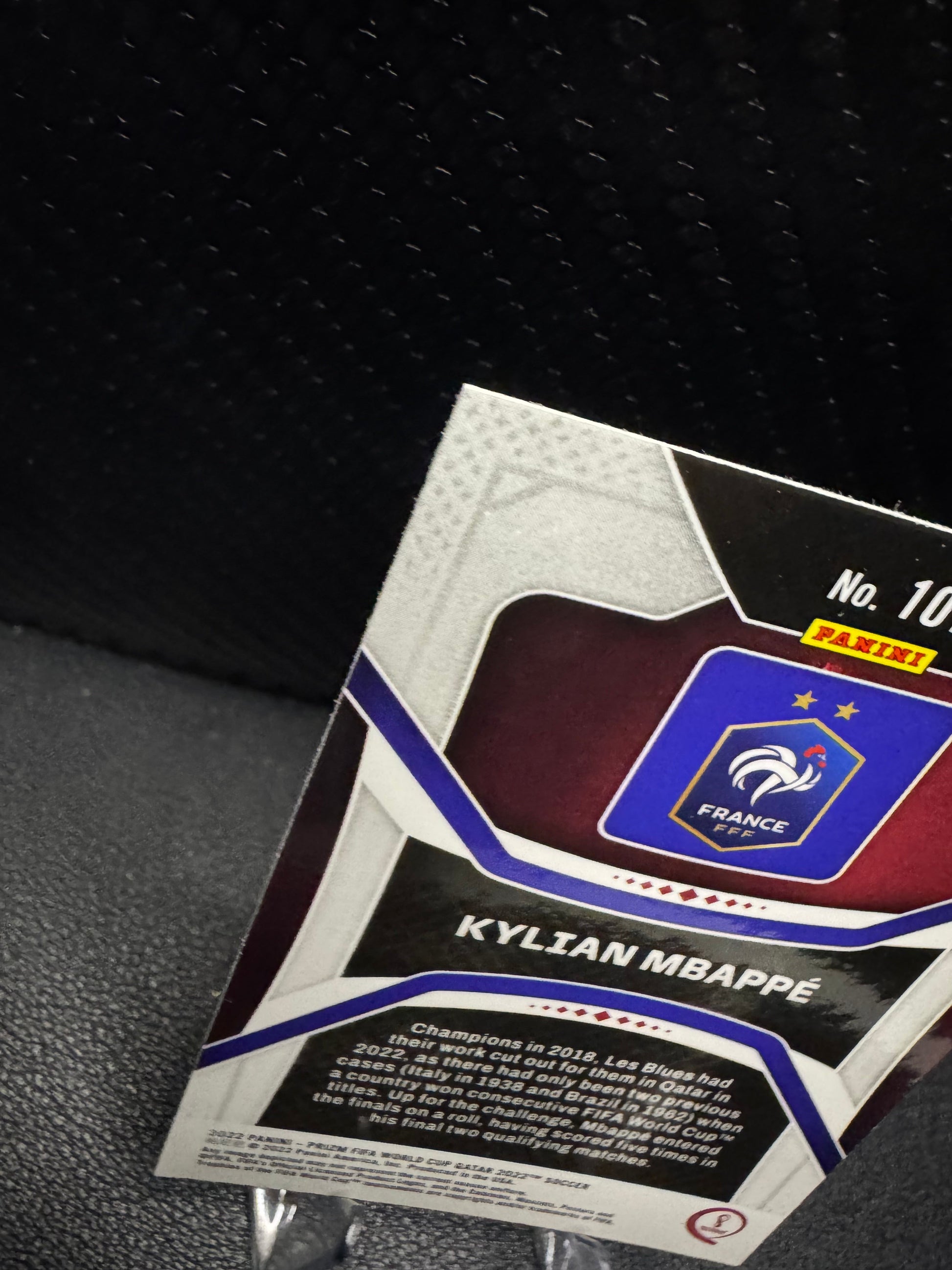 2022 Panini Prizm World Cup Qatar 101 Kylian Mbappe France - 787 Hobby House