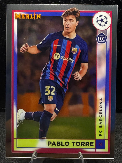 2022 Topps Merlin Chrome UEFA Club Competitions 52 Pablo Torre RC - 787 Hobby House