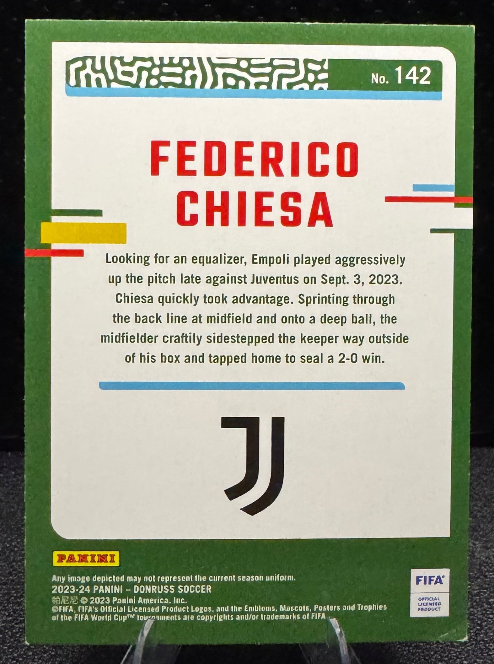 2023 - 24 Donruss 142 Federico Chiesa Juventus - 787 Hobby House