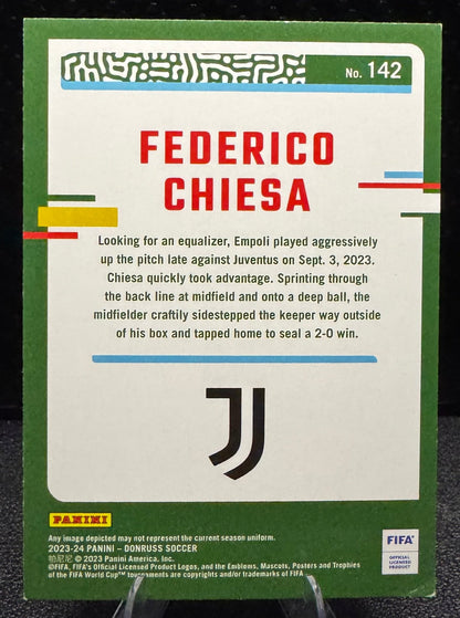 2023 - 24 Donruss 142 Federico Chiesa Juventus - 787 Hobby House