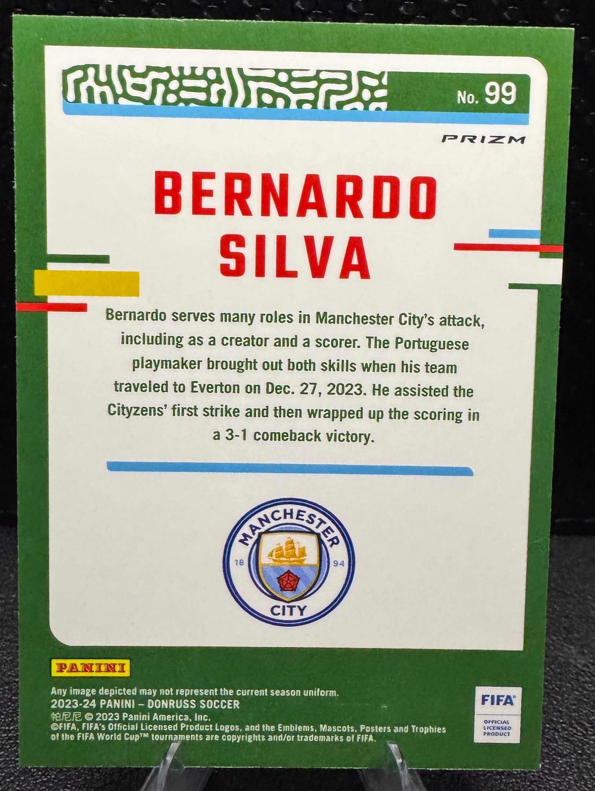 2023 - 24 Donruss Optic Holo Prizm 99 Bernardo Silva - 787 Hobby House