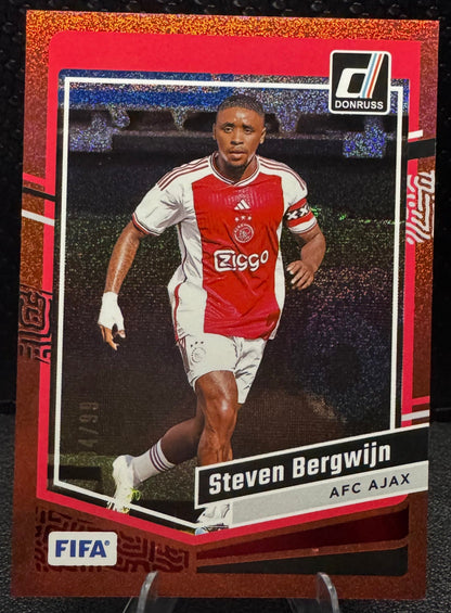 2023 - 24 Donruss Red 148 Steven Bergwijn 34/99 - 787 Hobby House