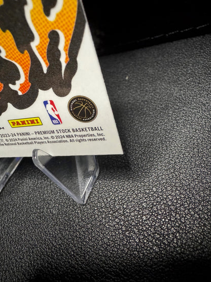 2023 - 24 Hoops Premium Stock 18 Kyrie Irving Sheesh Silver Prizm Dallas Maverick - 787 Hobby House