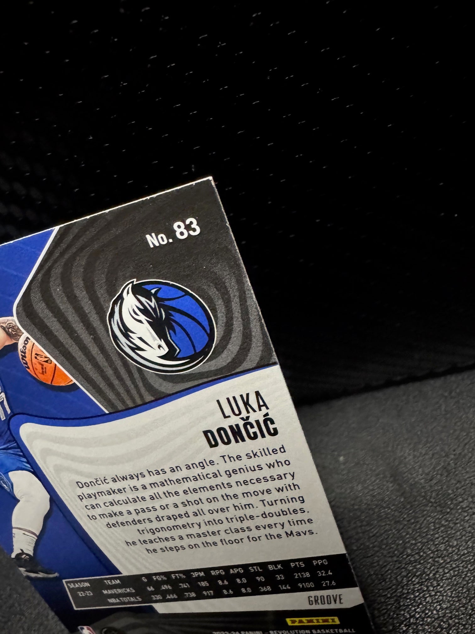 2023 - 24 Panini Revolution 83 Luka Doncic Groove Dallas Mavericks - 787 Hobby House