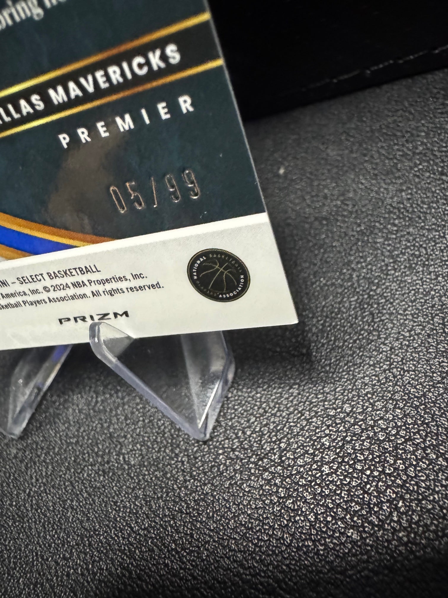 2023 - 24 Panini Select 112 Olivier - Maxence Prosper Blue Tectonic Prizms 5/99 RC Dallas Mavericks - 787 Hobby House